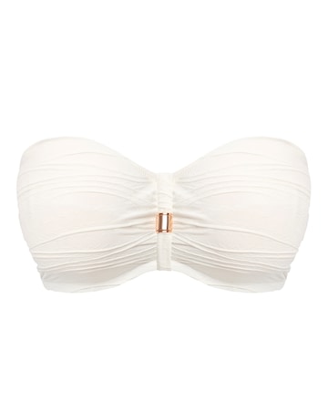Fantasie Beach Waves Bandeau Bikini Top Linen