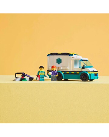 LEGO City Emergency Ambulance Toy Set with Minifigures 60451