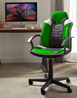X Rocker Saturn Junior Gaming Chair - Green