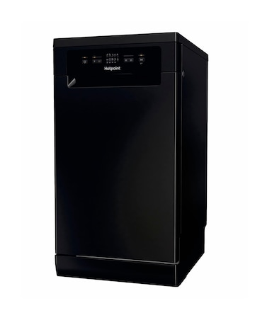 Hotpoint HP2FE10CS90BUK Slimline Dishwasher 10 Place Settings Black + Install