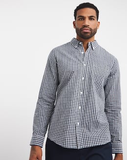 Long Sleeve Gingham Shirt