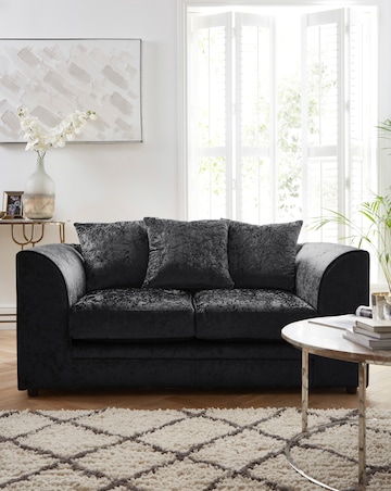 Chicago Crushed Velvet 2 Seater Sofa