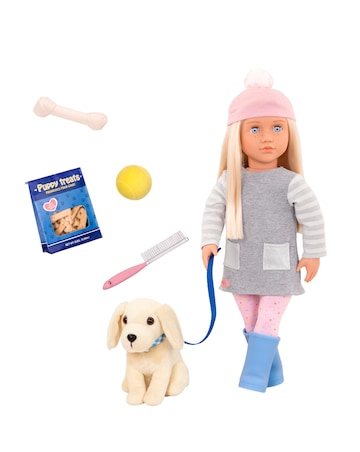 Our Generation Megan & Golden Retriever Doll