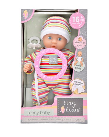 12-Inch Teeny Tiny Tears Baby with 16 Sounds