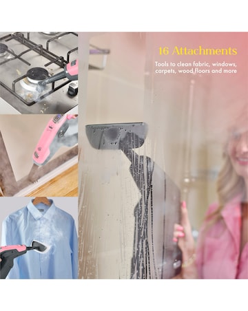 Swan TV's Queen of Clean 16-in-1 Steam Mop