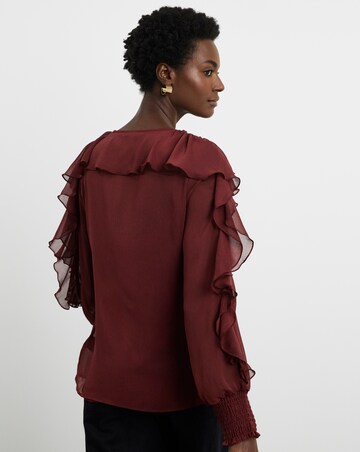 Joanna Hope Ruffle Blouse