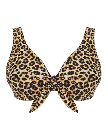 Mix And Match Non Wired Reversible High Apex Bikini Top