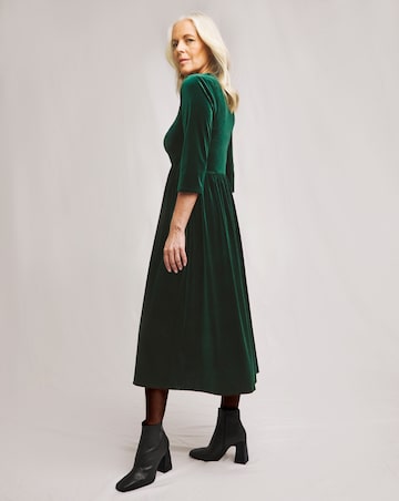 Julipa Velour Midi Dress