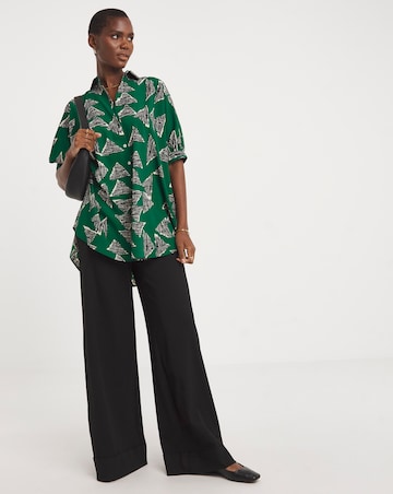 Printed Oversized Blouse