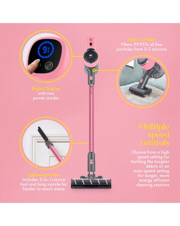 Swan TV?s Queen of Clean Cordless Anti-Tangle Vacuum Cleaner