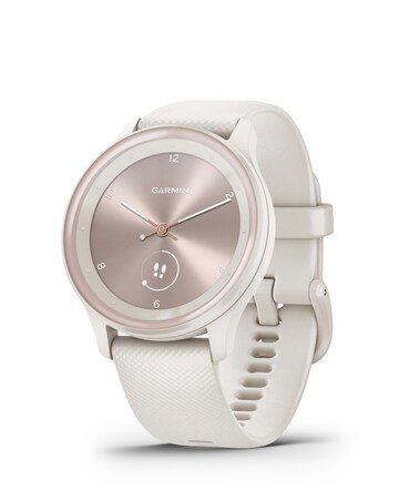 Garmin Vivomove Sport Smart Watch - Ivory with Silicone Band