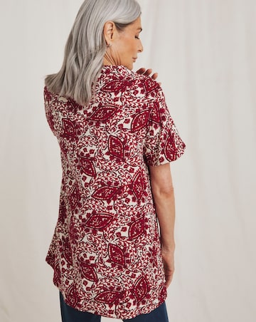 Julipa Button Down Printed Top