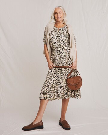 Julipa Button Front Dress with Shirring