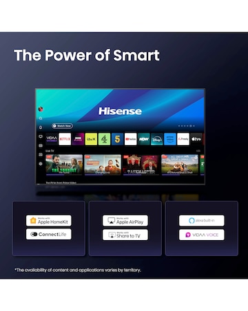 Hisense 65U7QTUK 65in Mini-LED 4K Ultra HD HDR Smart TV