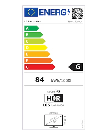 LG 55UA75006LA 55in 4K Ultra HD Smart TV