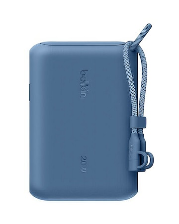 Belkin BoostCharge 20w 10,000 mAh Power Bank with Display - Blue