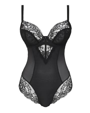 Panache Ana Non Pad Wired Bodysuit Black