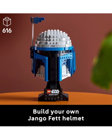 LEGO Star Wars: Attack of the Clones Jango Fett Helmet, Model Kit 75408