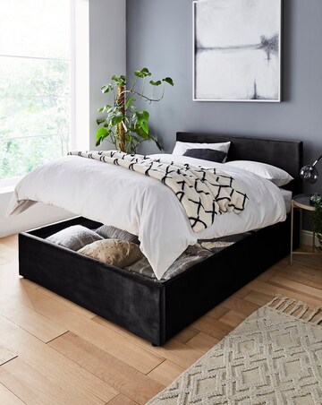Hayden Velvet Ottoman Bed Frame