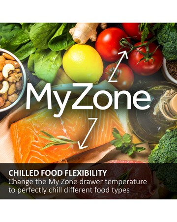 Haier Combi Series 5 HDPW5618DWPK 60/40 No Frost Fridge Freezer - Silver