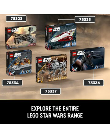LEGO Star Wars AT-TE Walker Set with Droid Figures 75337