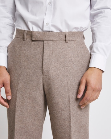 Oatmeal Donegal Regular Fit Suit Trouser