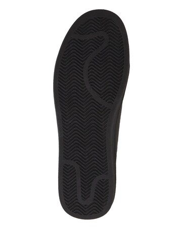 Lever Leather Look Pump Wide Fit