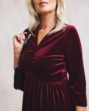 Julipa Velour Midi Dress