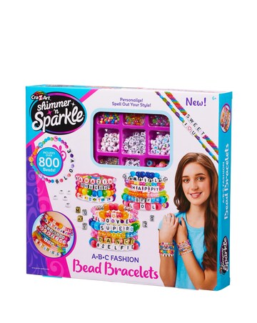 Shimmer 'N' Sparkle ABC Fashion Bead Bracelets
