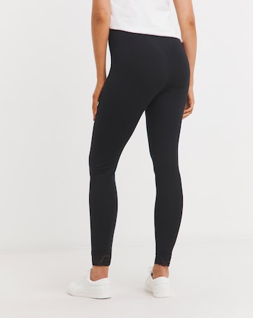 Joe Browns Black Lace Hem Leggings