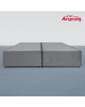 Airsprung Velvet Divan Base with 4 Drawers