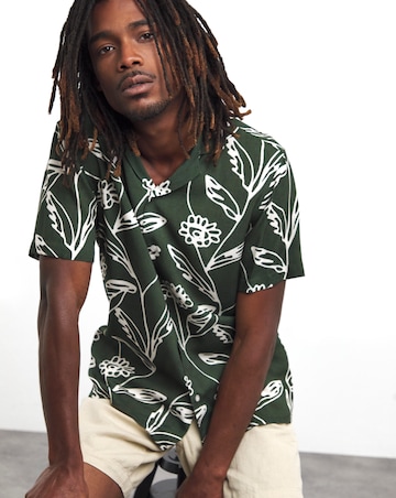 Printed Holiday Shirt