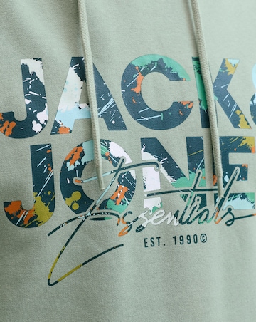 Jack & Jones Geplas Sweat Hood - Green