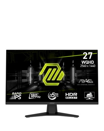 MSI MAG 274QF 27in 180Hz WQHD HDR Rapid IPS 0.5ms Flat Gaming Monitor