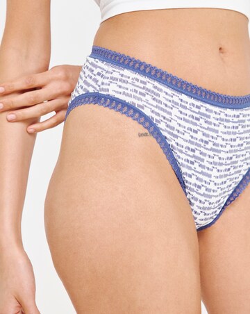 Sloggi (3 Pack) Go Crush Tai Knickers Blue Multi