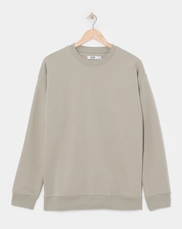 Relaxed Fit Crew Neck Sweatshirt