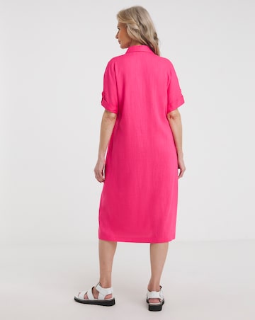 Julipa Short Linen Mix Shirt Dress
