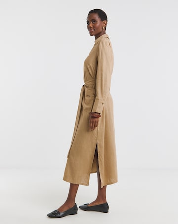 Utility Linen Dress