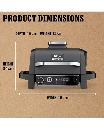 Ninja Woodfire Electric BBQ Grill & Smoker OG701UK