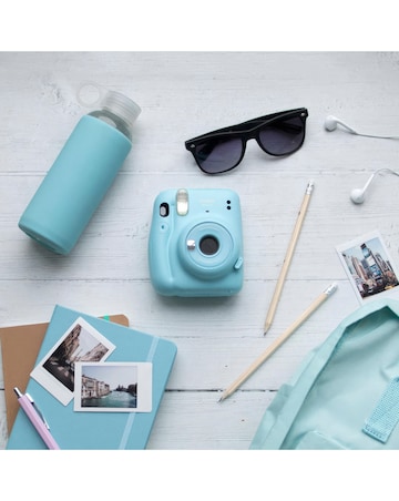 Fujifilm Instax Mini 11 Instant Camera - Sky Blue and 10 Shot Pack Bundle