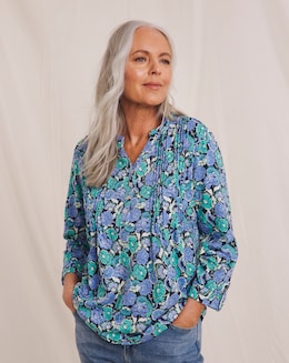 Julipa Pure Cotton Pintuck Top