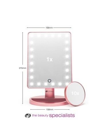 Rio Rose Gold 24 LED Makeup Mirror
