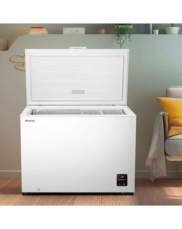 Hisense FC386D4AWLE Static 297L Chest Freezer - White