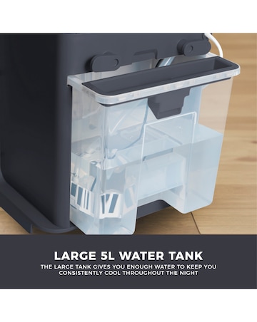 Swan 5L Grey Digital 2-in-1 Air Cooler