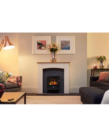 Dimplex OKM20 Oakmead White Electric Stove Fire Suite