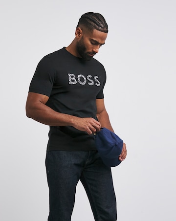BOSS Black Short Sleeve Graphic Logo T-Shirt