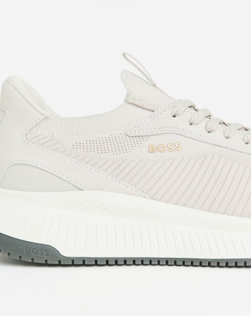 BOSS Titanium Trainer - Light Beige