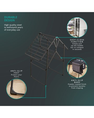 Swan Stealth Easy Close Clothes Airer