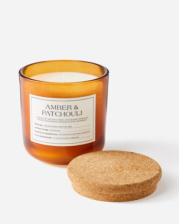 Apothecary Amber & Patchouli Medium Glass Candle