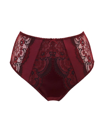 Pour Moi Hollywood High Waist Control Knicker Burgundy